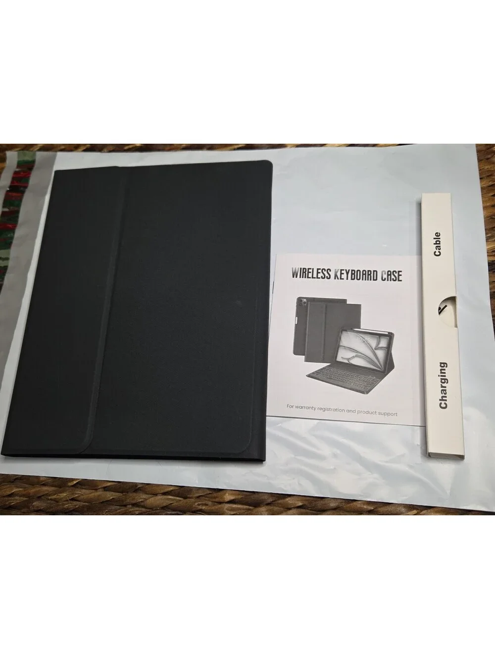 Keyboard Case for iPad (A16) 11th/10th Gen(2025/2022), Detachable Wireless Black